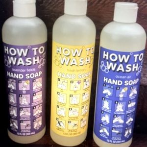 HOW TO WASH HAND SOAP. 3 Different Types